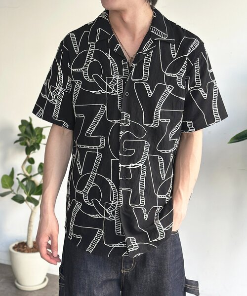CPCM(シーピーシーエム)の「総柄刺繍開襟シャツ(シャツ/ブラウス・レディース・ネイビー/ホワイト/ブラック・MEDIUM/LARGE)」の14枚目の写真