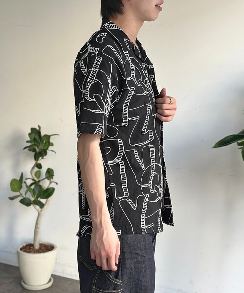 CPCM(シーピーシーエム)の「総柄刺繍開襟シャツ(シャツ/ブラウス・レディース・ネイビー/ホワイト/ブラック・MEDIUM/LARGE)」の17枚目の写真