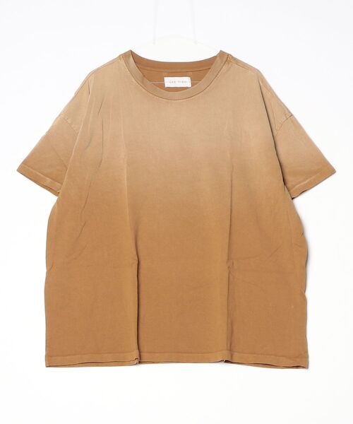 LES TIEN(レスティエン)の「LES TIEN OVERSIZED TEE (HV-2036J-SF)(Tシャツ/カットソー・メンズ・ネイビー/オレンジ/ブラック・LARGE/SMALL/MEDIUM)」の4枚目の写真