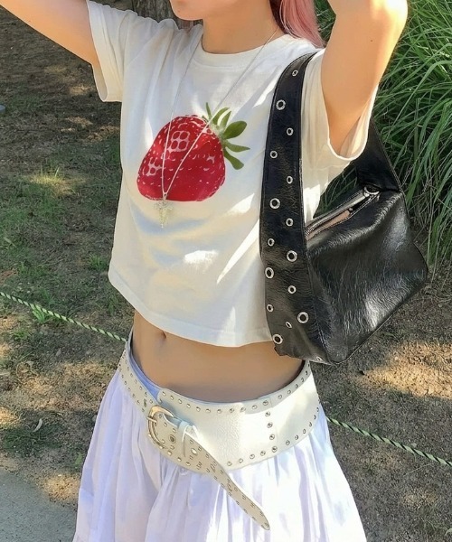 LAC-VERT(ラック・ヴェール)の「【選べる5種類】プリントホワイトTシャツ(Tシャツ/カットソー・レディース・ホワイト系その他3/ホワイト系その他2/ホワイト/ホワイト系その他4/ホワイト系その他・FREE)」の21枚目の写真
