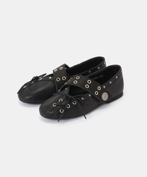 【Geek Office / ギークオフィス】VACANT Archive / JERRY STRAP FLAT SHOES