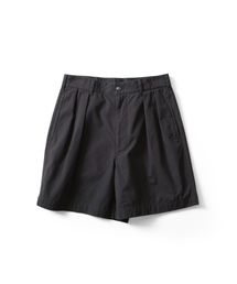 THOMASMORE（トーマスモア）の「エリオットツーピンタックハーフパンツ - チャコール（その他パンツ）」