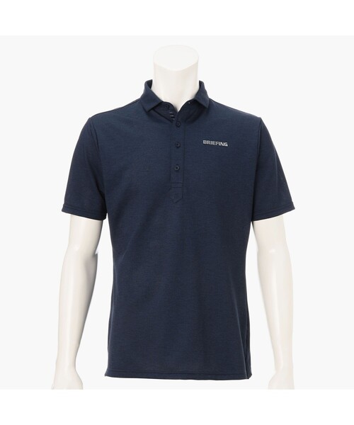 BRIEFING（ブリーフィング）の「【BRIEFING GOLF／ブリーフィングゴルフ】MEN’S LINEN-T WC SHIRT（Tシャツ/カットソー・メンズ・インディゴブルー/ブラック/ベージュ・L/M）」の3枚目の写真