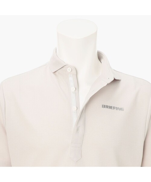 BRIEFING（ブリーフィング）の「【BRIEFING GOLF／ブリーフィングゴルフ】MEN’S LINEN-T WC SHIRT（Tシャツ/カットソー・メンズ・インディゴブルー/ブラック/ベージュ・L/M）」の9枚目の写真