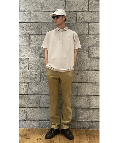 BRIEFING（ブリーフィング）の「【BRIEFING GOLF／ブリーフィングゴルフ】MEN’S LINEN-T WC SHIRT（Tシャツ/カットソー・メンズ・インディゴブルー/ブラック/ベージュ・L/M）」の4枚目の写真