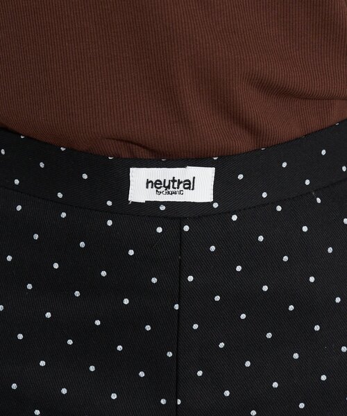 CIAOPANIC(チャオパニック)の「【neutral by ciaopanic】ドット柄レースショートパンツ(その他パンツ・レディース・ブラック/アイボリー・MEDIUM/SMALL)」の15枚目の写真