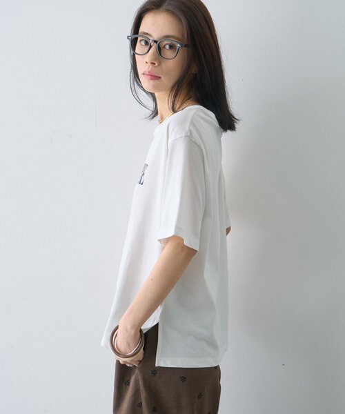 CIAOPANIC TYPY(チャオパニックティピー)の「【接触冷感】ロゴプリントTee(Tシャツ/カットソー・レディース・ミント/ブラウン/ホワイト/チャコールグレー・ONE SIZE)」の10枚目の写真