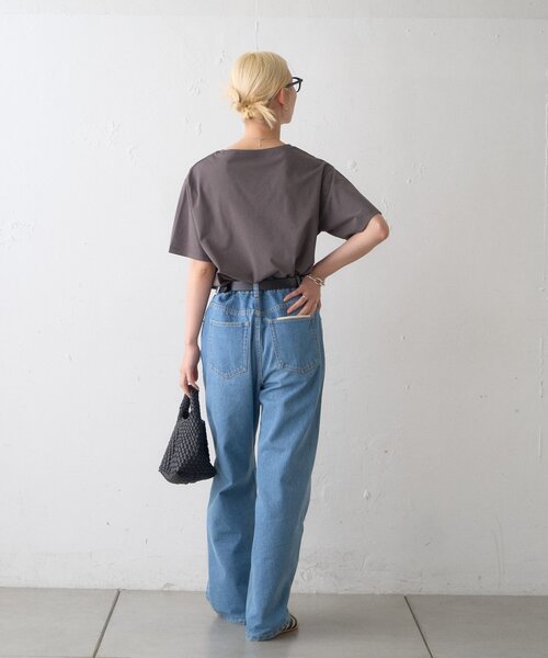CIAOPANIC TYPY(チャオパニックティピー)の「∴【接触冷感】ロゴプリントTee(Tシャツ/カットソー・レディース・ミント/ブラウン/ホワイト/チャコールグレー・ONE SIZE)」の15枚目の写真