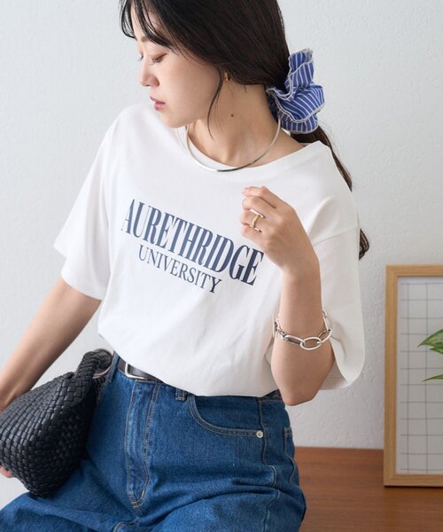 CIAOPANIC TYPY(チャオパニックティピー)の「∴【接触冷感】ロゴプリントTee(Tシャツ/カットソー・レディース・ミント/ブラウン/ホワイト/チャコールグレー・ONE SIZE)」の17枚目の写真
