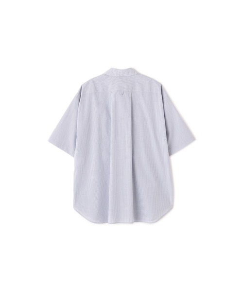 MARGARET HOWELL(マーガレットハウエル)の「TWO TONE GRAPH CHECK COTTON(シャツ/ブラウス・メンズ・ホワイト×ブルー・SMALL/MEDIUM/LARGE)」の5枚目の写真