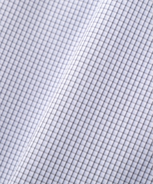 MARGARET HOWELL(マーガレットハウエル)の「TWO TONE GRAPH CHECK COTTON(シャツ/ブラウス・メンズ・ホワイト×ブルー・SMALL/MEDIUM/LARGE)」の6枚目の写真