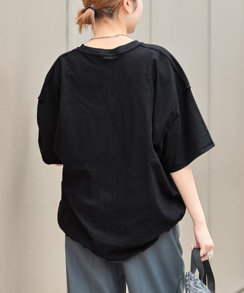is-ness(イズネス)の「ISNESS MUSIC/イズネス ミュージック DUB S/S Tシャツ(Tシャツ/カットソー・レディース・ブラック/ネイビー/ホワイト・FREE)」の8枚目の写真