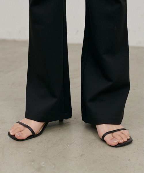 LARUTA（ラルータ）の「【LARUTA】［接触冷感・アンチピリング］美脚フレアパンツ（その他パンツ・レディース・モカ/ブラック・MEDIUM/LARGE）」の18枚目の写真