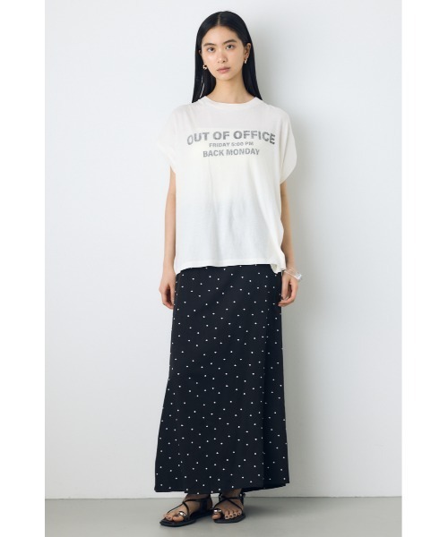AZUL by moussy(アズールバイマウジー)の「フレンチスリーブロゴプリントTシャツ 半袖 春服 夏服 秋服(Tシャツ/カットソー・レディース・ホワイト/ミント/ライトピンク・SMALL/MEDIUM)」の12枚目の写真