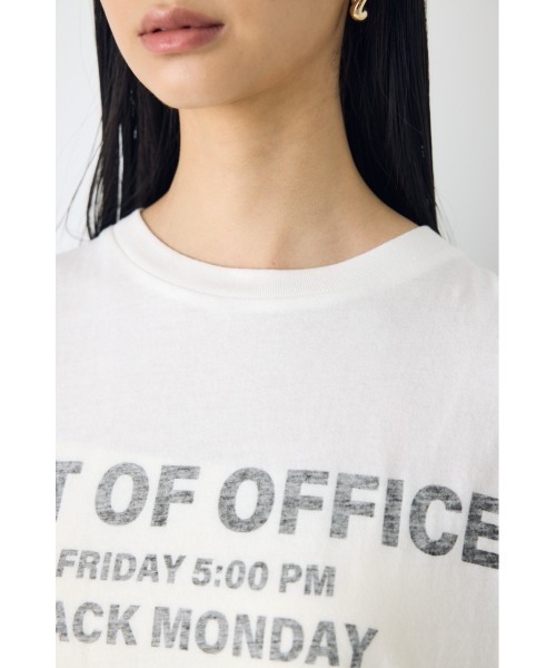 AZUL by moussy(アズールバイマウジー)の「フレンチスリーブロゴプリントTシャツ 半袖 春服 夏服 秋服(Tシャツ/カットソー・レディース・ホワイト/ミント/ライトピンク・SMALL/MEDIUM)」の14枚目の写真