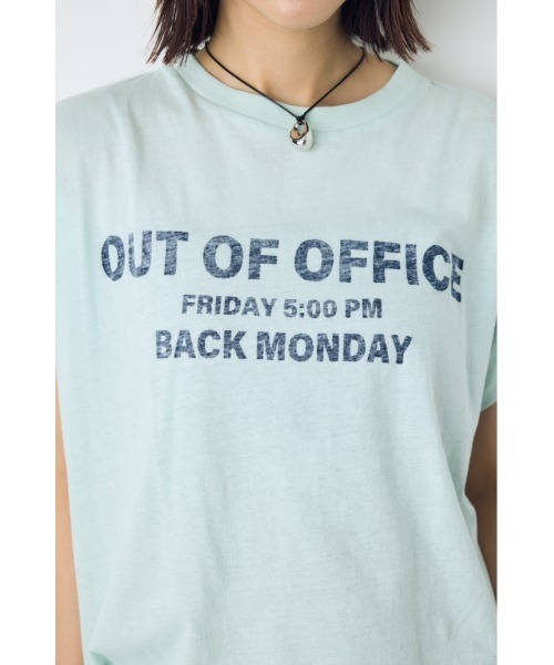 AZUL by moussy(アズールバイマウジー)の「フレンチスリーブロゴプリントTシャツ 半袖 春服 夏服 秋服(Tシャツ/カットソー・レディース・ホワイト/ミント/ライトピンク・SMALL/MEDIUM)」の20枚目の写真