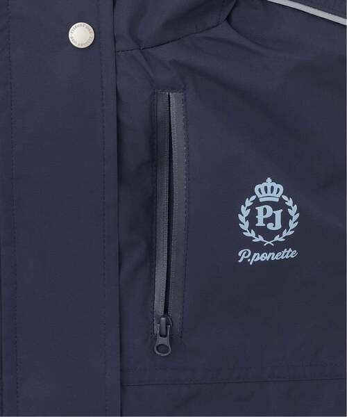 pom ponette junior（ポンポネットジュニア）の「【透湿撥水】【晴雨兼用】サコッシュつき撥水コート（その他小物・キッズ・サックスブルー/ネイビー・S:140cm/L:160cm）」の20枚目の写真