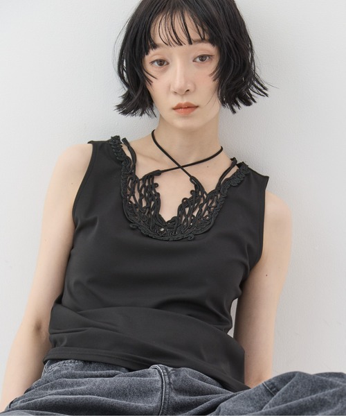 MURRAL/ミューラル】《STUDIOUS別注》embroiddered tops/エンブロイ