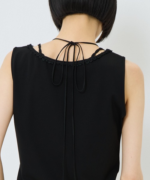MURRAL（ミューラル）の「【MURRAL/ミューラル】《STUDIOUS別注》embroiddered tops/エンブロイダリートップス/接触冷感/紫外線防止（タンクトップ・レディース・ホワイト/ブラック/グレー・1）」の17枚目の写真