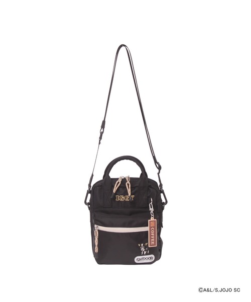 OUTDOOR PRODUCTS(アウトドアプロダクツ)の「【ジョジョの奇妙な冒険×OUTDOOR PRODUCTS】イギーモチーフミニショルダー(ショルダーバッグ・レディース・アイボリー/ブラック・FREE)」の9枚目の写真