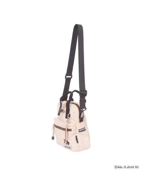 OUTDOOR PRODUCTS(アウトドアプロダクツ)の「【ジョジョの奇妙な冒険×OUTDOOR PRODUCTS】イギーモチーフミニショルダー(ショルダーバッグ・レディース・アイボリー/ブラック・FREE)」の11枚目の写真