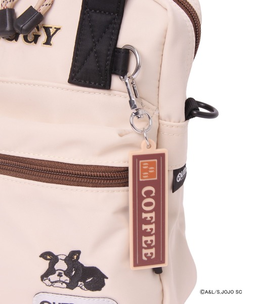 OUTDOOR PRODUCTS(アウトドアプロダクツ)の「【ジョジョの奇妙な冒険×OUTDOOR PRODUCTS】イギーモチーフミニショルダー(ショルダーバッグ・レディース・アイボリー/ブラック・FREE)」の16枚目の写真