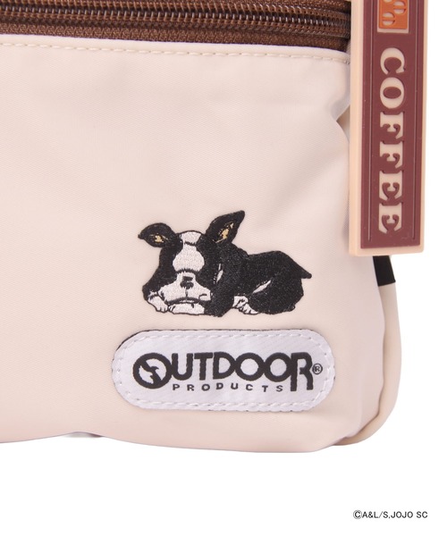 OUTDOOR PRODUCTS(アウトドアプロダクツ)の「【ジョジョの奇妙な冒険×OUTDOOR PRODUCTS】イギーモチーフミニショルダー(ショルダーバッグ・レディース・アイボリー/ブラック・FREE)」の17枚目の写真