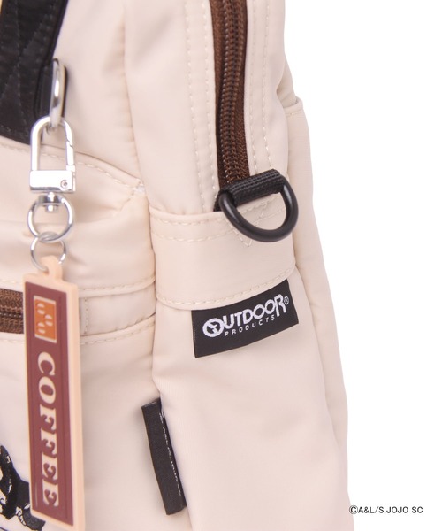 OUTDOOR PRODUCTS(アウトドアプロダクツ)の「【ジョジョの奇妙な冒険×OUTDOOR PRODUCTS】イギーモチーフミニショルダー(ショルダーバッグ・レディース・アイボリー/ブラック・FREE)」の19枚目の写真