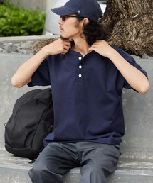 Healthknit | Healthknit/ヘルスニット Open-End Dry Jersey Henley S/S オープンエンドドライ ヘンリーネック半袖Tシャツ 抗菌防臭 無地 ワンポイント メンズ 2026年 夏 夏服(Tシャツ/カットソー)