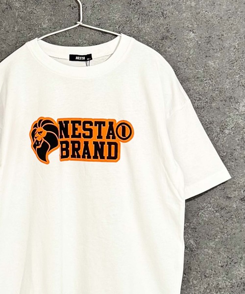 NESTA BRAND(ネスタブランド)の「【NESTA BRAND/ネスタブランド】 接触冷感加工 プリント オーバーサイズBIG T(Tシャツ/カットソー・キッズ・ブラック/ダークグリーン/オフホワイト/ホワイト系その他/ブラック系その他/チャコール/ホワイト系その他2/ブラック系その他2・110cm/120cm/130cm/140cm/150cm/160cm)」の1枚目の写真