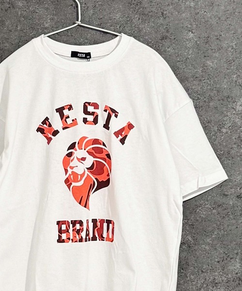 NESTA BRAND(ネスタブランド)の「【NESTA BRAND/ネスタブランド】 接触冷感加工 プリント オーバーサイズBIG T(Tシャツ/カットソー・キッズ・ブラック/ダークグリーン/オフホワイト/ホワイト系その他/ブラック系その他/チャコール/ホワイト系その他2/ブラック系その他2・110cm/120cm/130cm/140cm/150cm/160cm)」の3枚目の写真