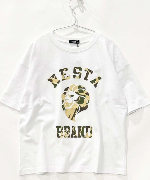 NESTA BRAND(ネスタブランド)の「【NESTA BRAND/ネスタブランド】 接触冷感加工 プリント オーバーサイズBIG T(Tシャツ/カットソー・キッズ・ブラック/ダークグリーン/オフホワイト/ホワイト系その他/ブラック系その他/チャコール/ホワイト系その他2/ブラック系その他2・110cm/120cm/130cm/140cm/150cm/160cm)」の10枚目の写真