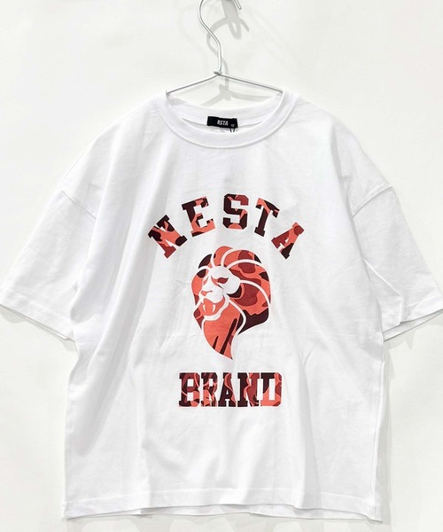 NESTA BRAND(ネスタブランド)の「【NESTA BRAND/ネスタブランド】 接触冷感加工 プリント オーバーサイズBIG T(Tシャツ/カットソー・キッズ・ブラック/ダークグリーン/オフホワイト/ホワイト系その他/ブラック系その他/チャコール/ホワイト系その他2/ブラック系その他2・110cm/120cm/130cm/140cm/150cm/160cm)」の12枚目の写真