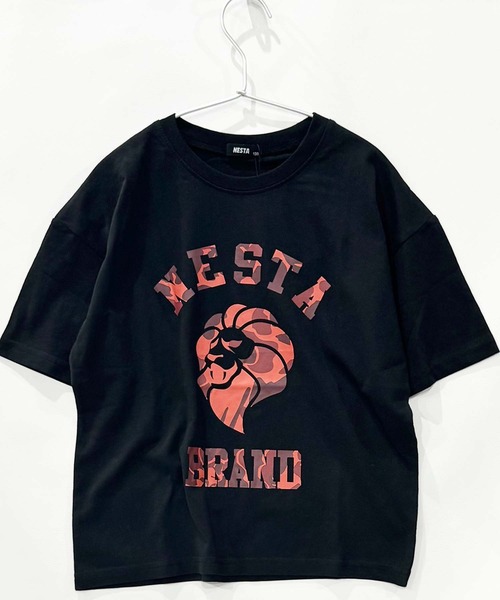 NESTA BRAND(ネスタブランド)の「【NESTA BRAND/ネスタブランド】 接触冷感加工 プリント オーバーサイズBIG T(Tシャツ/カットソー・キッズ・ブラック/ダークグリーン/オフホワイト/ホワイト系その他/ブラック系その他/チャコール/ホワイト系その他2/ブラック系その他2・110cm/120cm/130cm/140cm/150cm/160cm)」の18枚目の写真