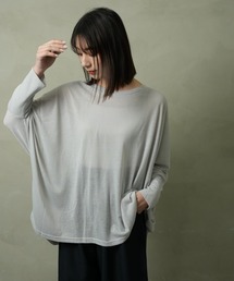 UVカット ドルマンポンチョ カットソー