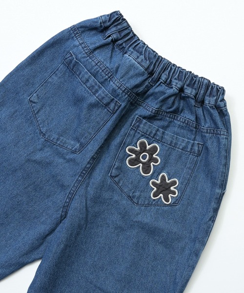 MARKEY'S(マーキーズ)の「お花いっぱいデニムバレルパンツ/おとな(デニムパンツ・レディース・ブルー/ブラック・160cm)」の8枚目の写真