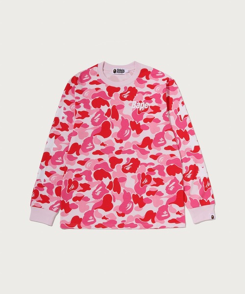 A BATHING APE(アベイシングエイプ)の「ABC CAMO LS TEE(Tシャツ/カットソー・メンズ・ブルー/ピンク/グリーン・SMALL/X-LARGE/MEDIUM/LARGE/XX-LARGE)」の3枚目の写真