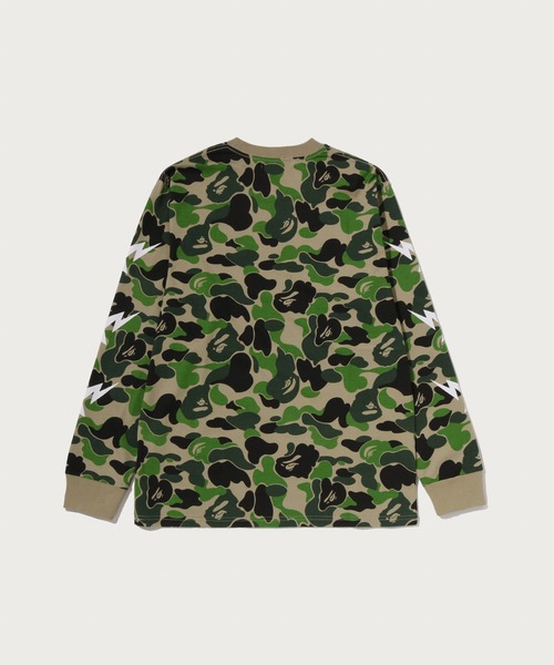 A BATHING APE(アベイシングエイプ)の「ABC CAMO LS TEE(Tシャツ/カットソー・メンズ・ブルー/ピンク/グリーン・SMALL/X-LARGE/MEDIUM/LARGE/XX-LARGE)」の4枚目の写真
