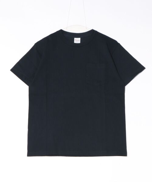 TONE SELECT WEAR（トーンセレクトウェア）の「Printstar(プリントスター) 5.6オンス ヘビーウェイト ポケットTシャツ (00109-PCT) (00109)【半袖 5.6オンス】（Tシャツ/カットソー・メンズ・杢グレー/ターコイズブルー/ロイヤルブルー/オレンジ/レッド/バーガンディー/アーミー/ブラック/ネイビー・SMALL/LARGE/MEDIUM/X-LARGE）」の4枚目の写真
