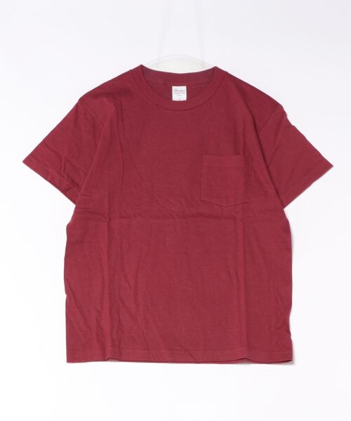 TONE SELECT WEAR（トーンセレクトウェア）の「Printstar(プリントスター) 5.6オンス ヘビーウェイト ポケットTシャツ (00109-PCT) (00109)【半袖 5.6オンス】（Tシャツ/カットソー・メンズ・杢グレー/ターコイズブルー/ロイヤルブルー/オレンジ/レッド/バーガンディー/アーミー/ブラック/ネイビー・SMALL/LARGE/MEDIUM/X-LARGE）」の8枚目の写真