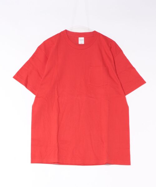 TONE SELECT WEAR（トーンセレクトウェア）の「Printstar(プリントスター) 5.6オンス ヘビーウェイト ポケットTシャツ (00109-PCT) (00109)【半袖 5.6オンス】（Tシャツ/カットソー・メンズ・杢グレー/ターコイズブルー/ロイヤルブルー/オレンジ/レッド/バーガンディー/アーミー/ブラック/ネイビー・SMALL/LARGE/MEDIUM/X-LARGE）」の7枚目の写真