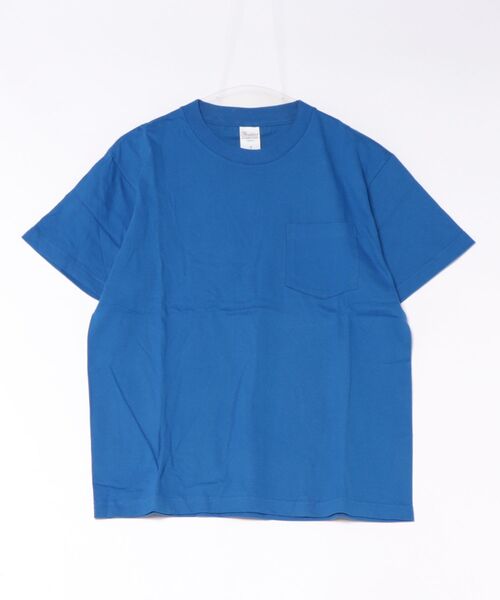 TONE SELECT WEAR（トーンセレクトウェア）の「Printstar(プリントスター) 5.6オンス ヘビーウェイト ポケットTシャツ (00109-PCT) (00109)【半袖 5.6オンス】（Tシャツ/カットソー・メンズ・杢グレー/ターコイズブルー/ロイヤルブルー/オレンジ/レッド/バーガンディー/アーミー/ブラック/ネイビー・SMALL/LARGE/MEDIUM/X-LARGE）」の6枚目の写真