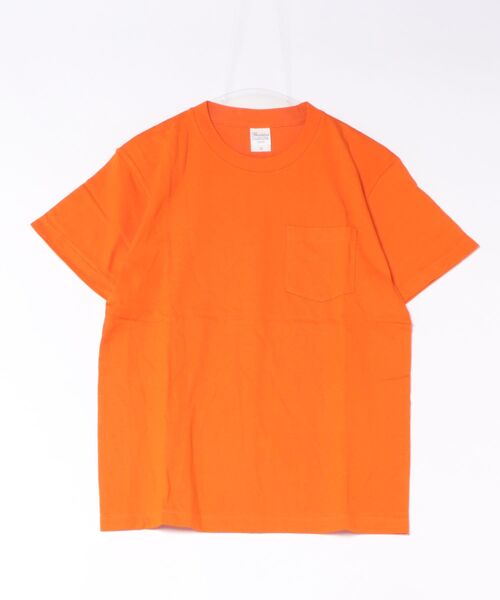 TONE SELECT WEAR（トーンセレクトウェア）の「Printstar(プリントスター) 5.6オンス ヘビーウェイト ポケットTシャツ (00109-PCT) (00109)【半袖 5.6オンス】（Tシャツ/カットソー・メンズ・杢グレー/ターコイズブルー/ロイヤルブルー/オレンジ/レッド/バーガンディー/アーミー/ブラック/ネイビー・SMALL/LARGE/MEDIUM/X-LARGE）」の9枚目の写真