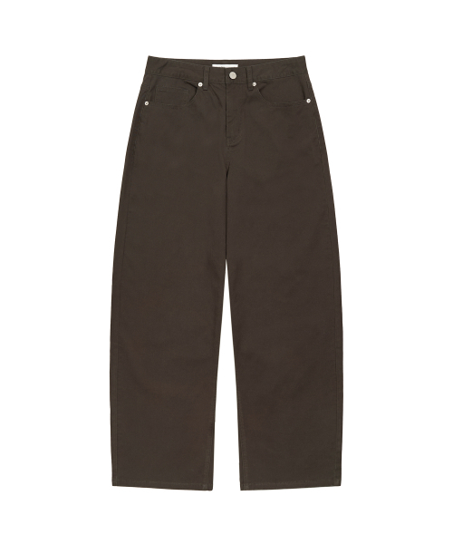 PEPLEE(ペプリー)の「Curved Wide Cotton Pants (Charcoal)(その他パンツ・レディース・その他・SMALL/MEDIUM)」の2枚目の写真