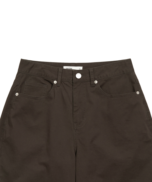 PEPLEE(ペプリー)の「Curved Wide Cotton Pants (Charcoal)(その他パンツ・レディース・その他・SMALL/MEDIUM)」の3枚目の写真
