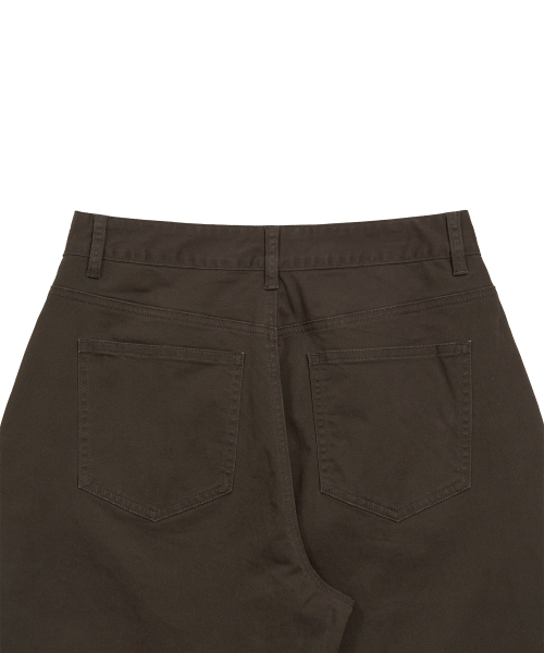 PEPLEE(ペプリー)の「Curved Wide Cotton Pants (Charcoal)(その他パンツ・レディース・その他・SMALL/MEDIUM)」の6枚目の写真