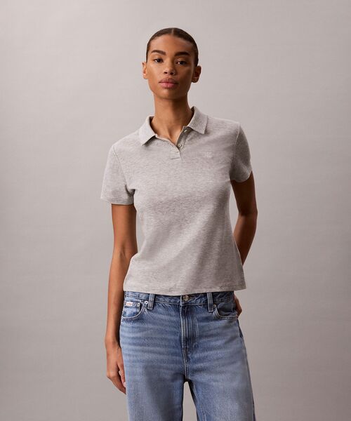 Calvin Klein(カルバン・クライン)の「ポロシャツ(ポロシャツ・レディース・グレー・XS/S)」の6枚目の写真