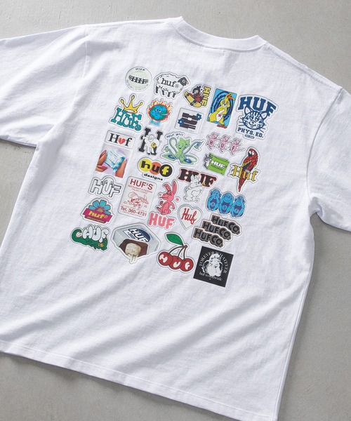 STICKER PACK TEE — футболка с принтом "sticker pack"