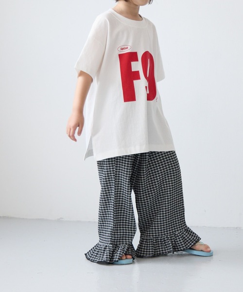 LOWRYS FARM（ローリーズファーム）の「チェックスソフリルパンツ　1051090（その他パンツ・キッズ・アイボリー/イエロー/ブラック・110cm/120cm/130cm/140cm/150cm）」の12枚目の写真