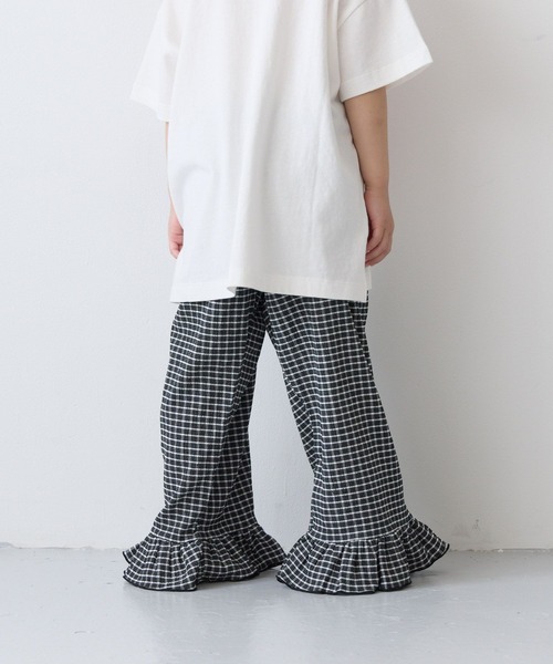 LOWRYS FARM（ローリーズファーム）の「チェックスソフリルパンツ　1051090（その他パンツ・キッズ・アイボリー/イエロー/ブラック・110cm/120cm/130cm/140cm/150cm）」の13枚目の写真
